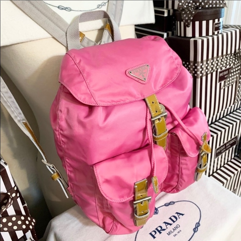 AUTHENTIC PRADA🌟🌸SUMMERY PINK🌟BACKPACK!